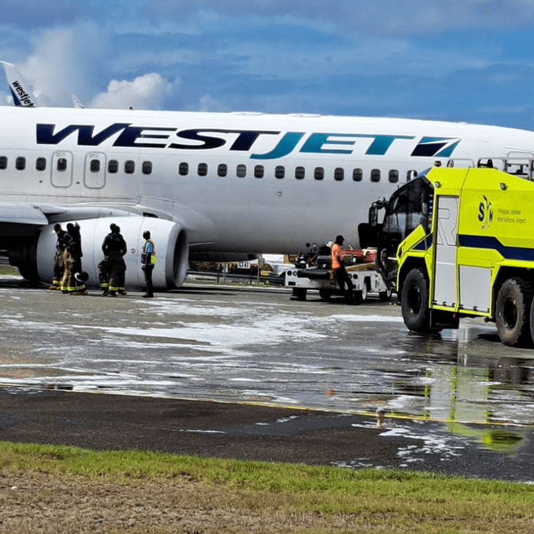 Incidente a St. Marteen per WestJet, nessun ferito e aeromobile&nbsp;fermo