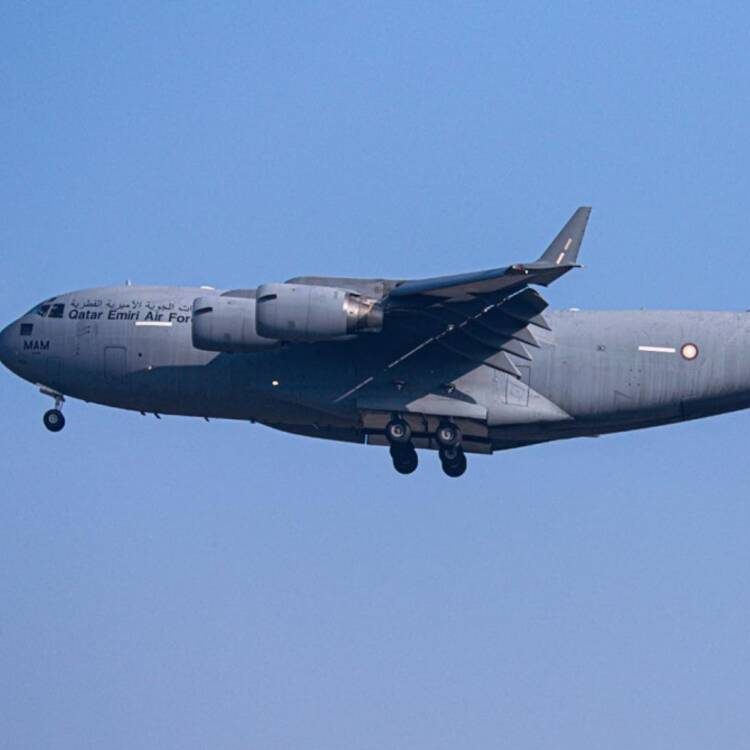Danni ad un palo di Malpensa a causa di uno scontro con un C-17 del&nbsp;Qatar